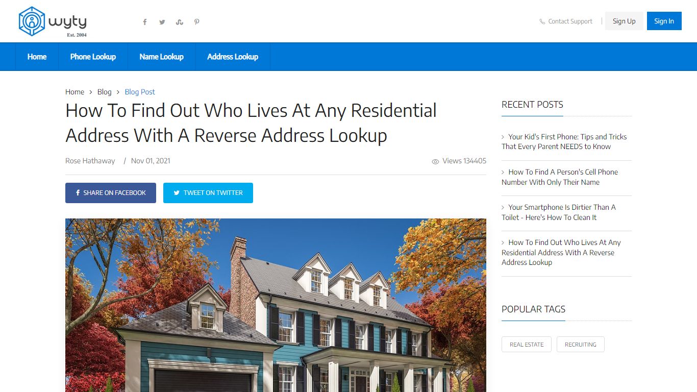 How To Find Out Who Lives At Any Residential Address With A Reverse ...